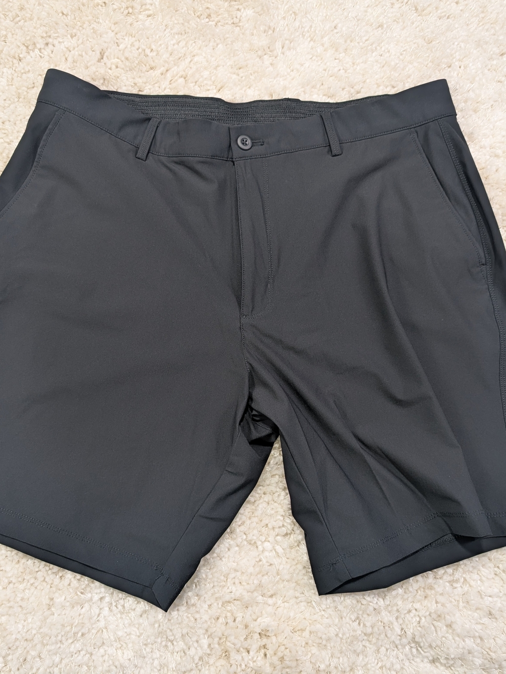 Greg Norman Collection Black Athletic Shorts